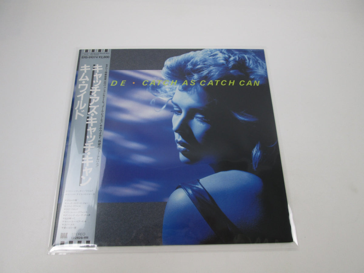 KIM WILDE CATCH AS CATCH CAN RAK ERS-91074 with OBI Japan LP Vinyl