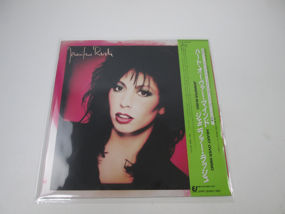 Jennifer Rush Heart Over Mind 28 3P-829 with OBI Japan LP Vinyl