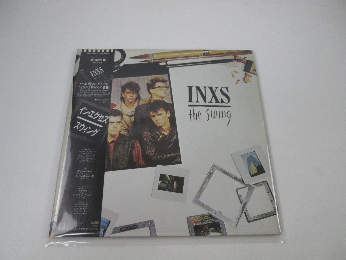 INXS ‎The Swing Promo P-11461 with OBI Japan LP Vinyl