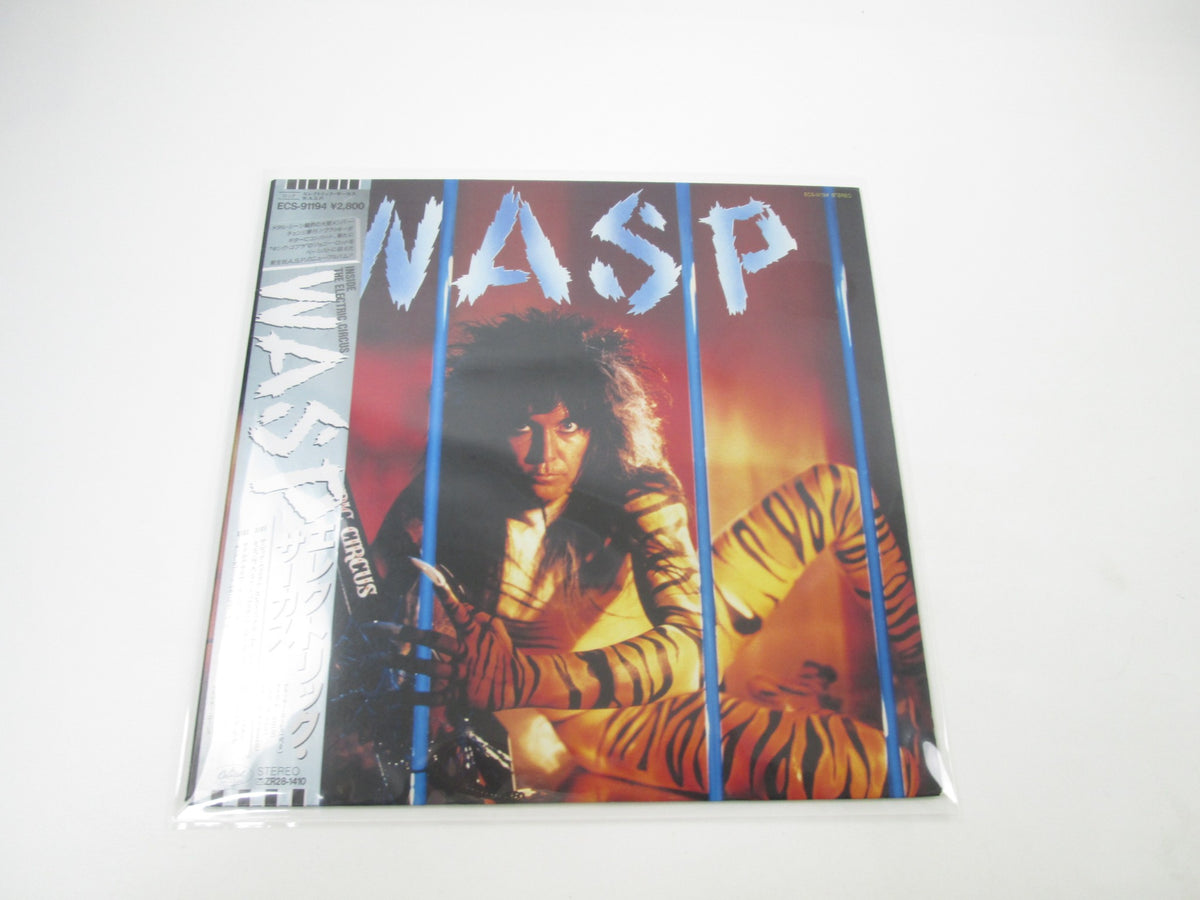 W.A.S.P. ELECTRIC CIRCUS CAPITOL ECS-91194 with OBI Japan LP Vinyl