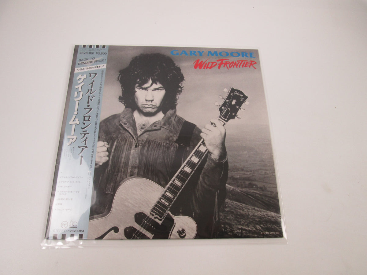 GARY MOORE WILD FRONTIER VIRGIN 28VB-115 with OBI Japan LP Vinyl