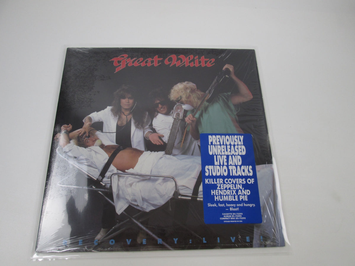 Great White Recovery Live D1-73295 Hype LP Vinyl