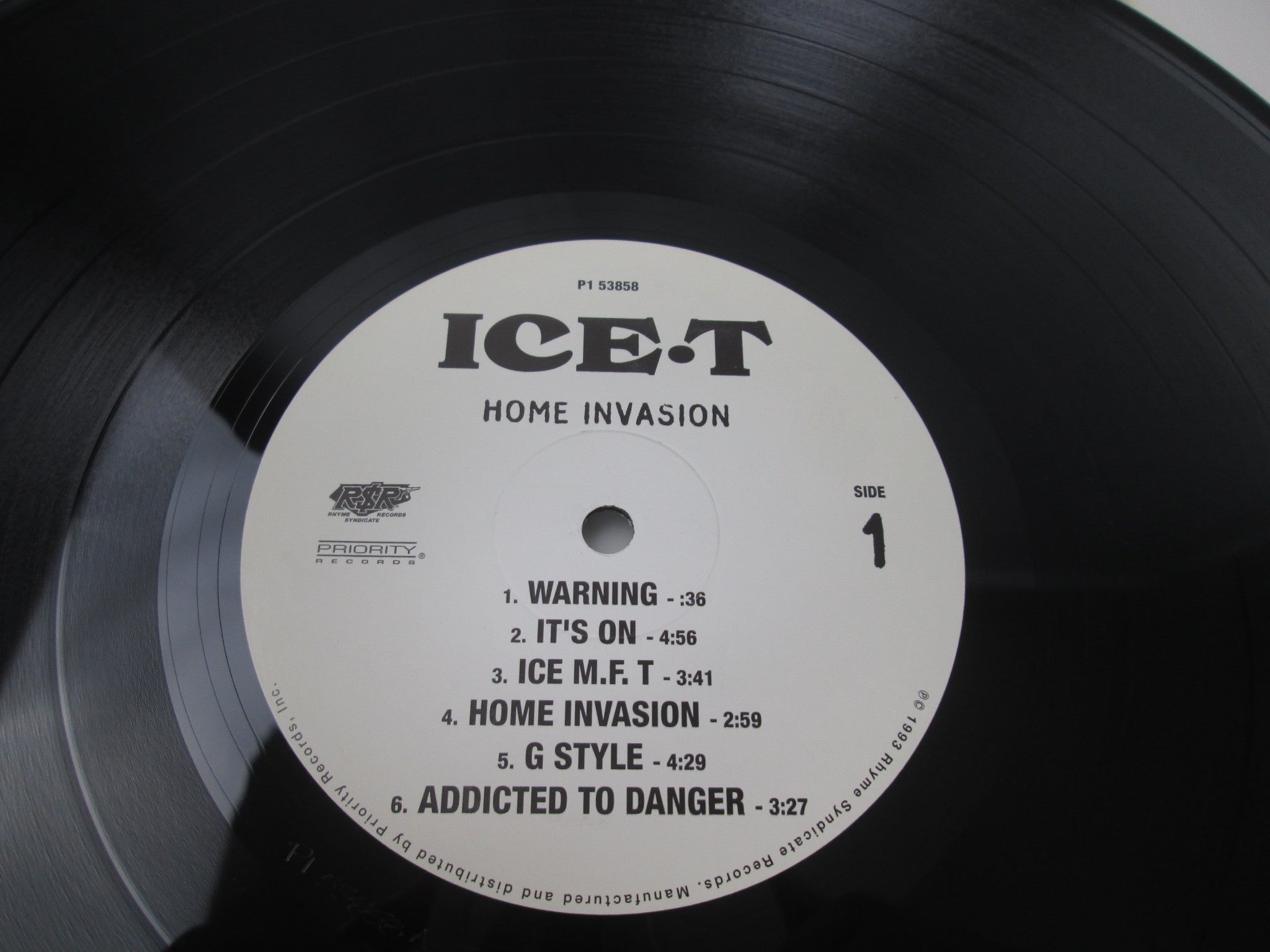 Ice-T SEALED Home Invasion P1-53858 LP Vinyl | Japan Records Vinyl