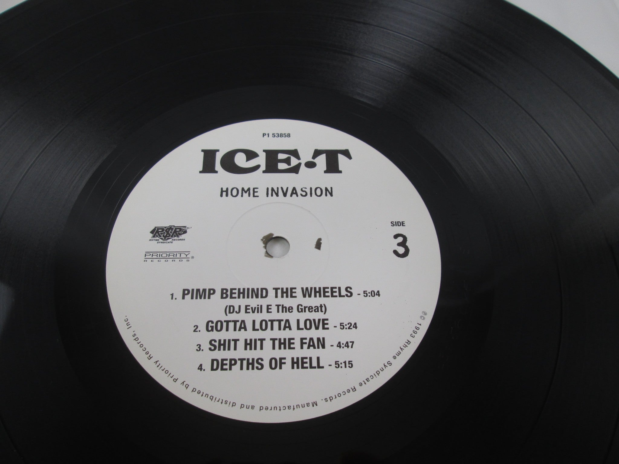 Ice-T SEALED Home Invasion P1-53858 LP Vinyl | Japan Records Vinyl