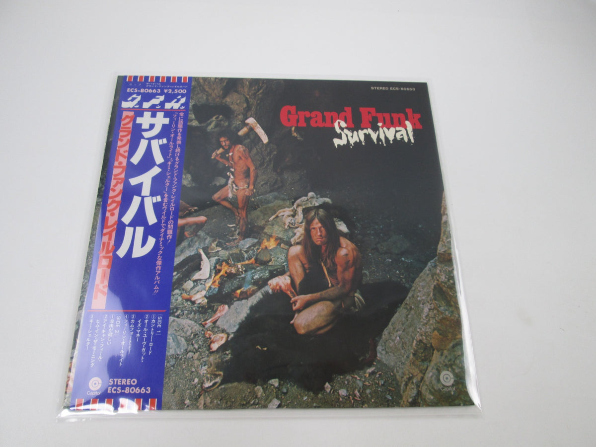 Grand Funk Railroad ‎Survival ECS-80663 with OBI Pinnup Japan LP Vinyl