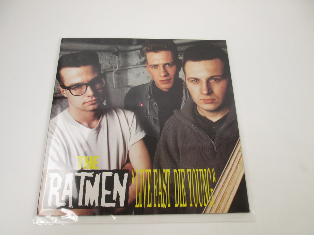 The Ratmen ‎Live Fast Die Young NERD 041 LP Vinyl