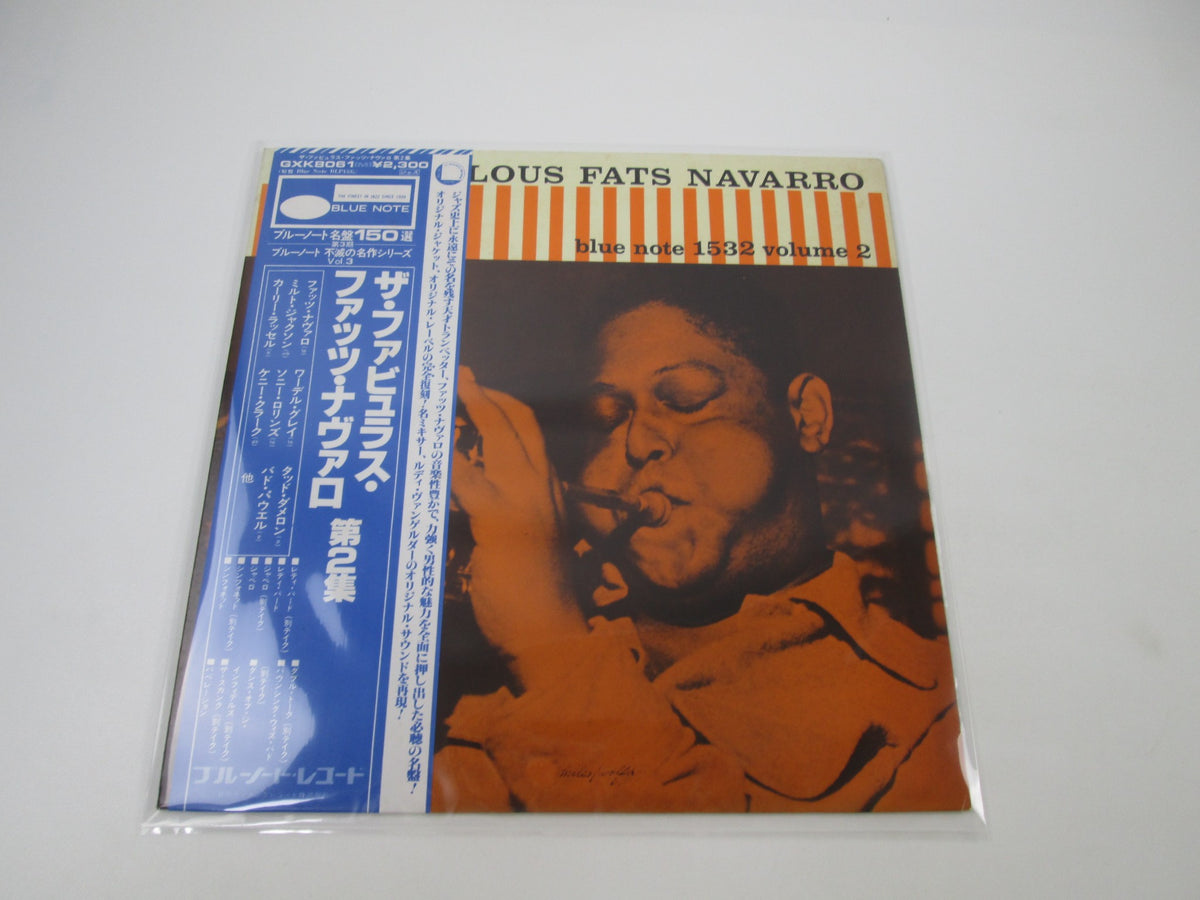 FATS NAVARRO THE FABULOUS VOL. 2 BLUE NOTE GXK 8061 with OBI Japan LP Vinyl