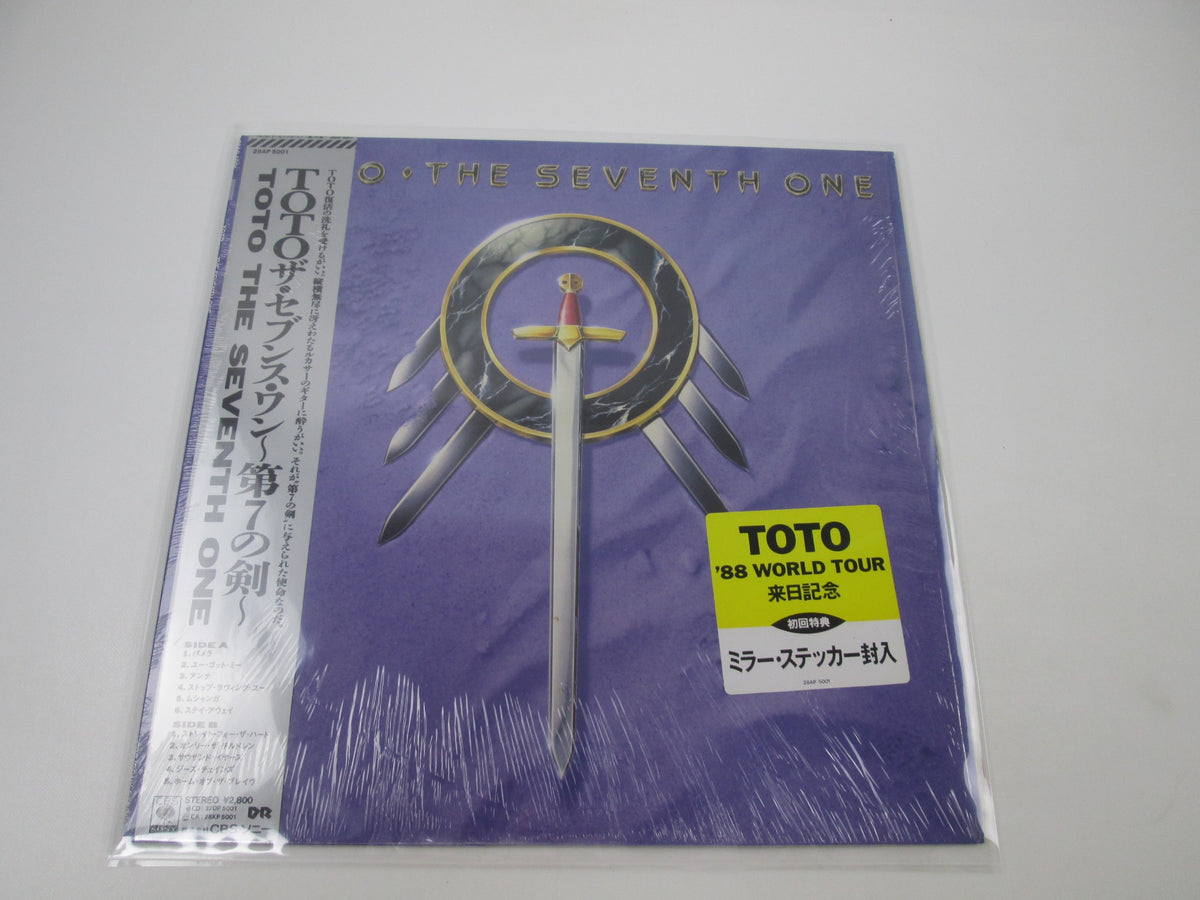 TOTO THE SEVENTH ONE CBS SONY 28AP 5001 with OBI Japan LP Vinyl B