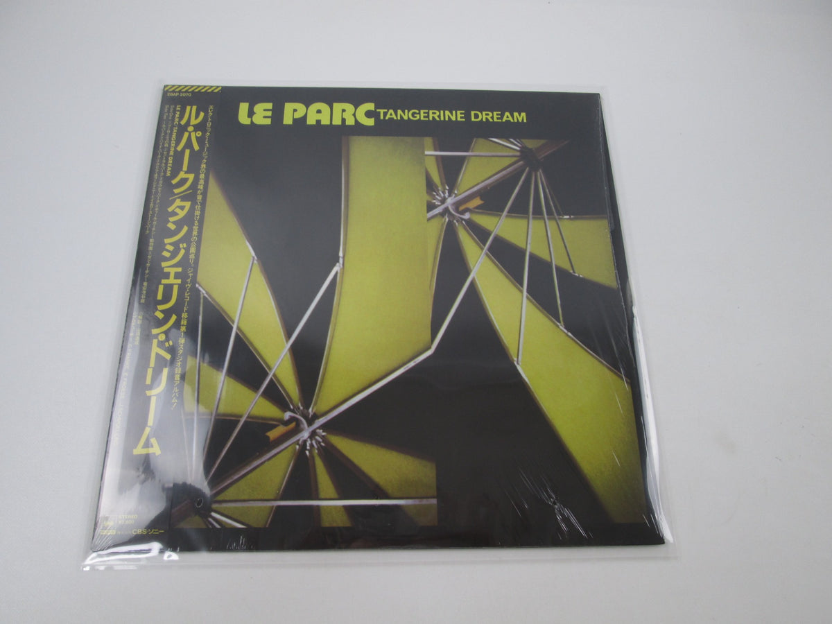 TANGERINE DREAM LE PARC CBS/SONY 28AP 3070 with OBI Japan LP Vinyl