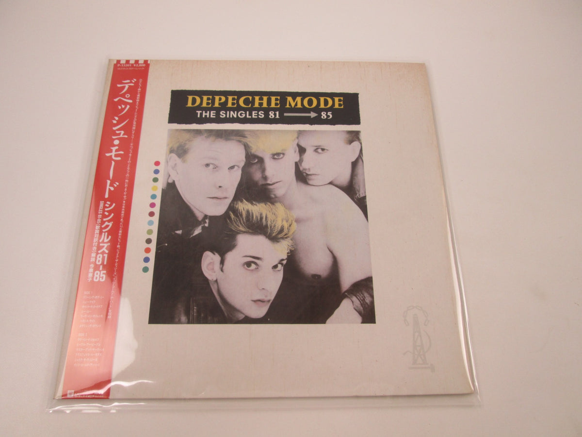 DEPECHE MODE SINGLES 81-85 MUTE P-13201 with OBI Japan LP Vinyl