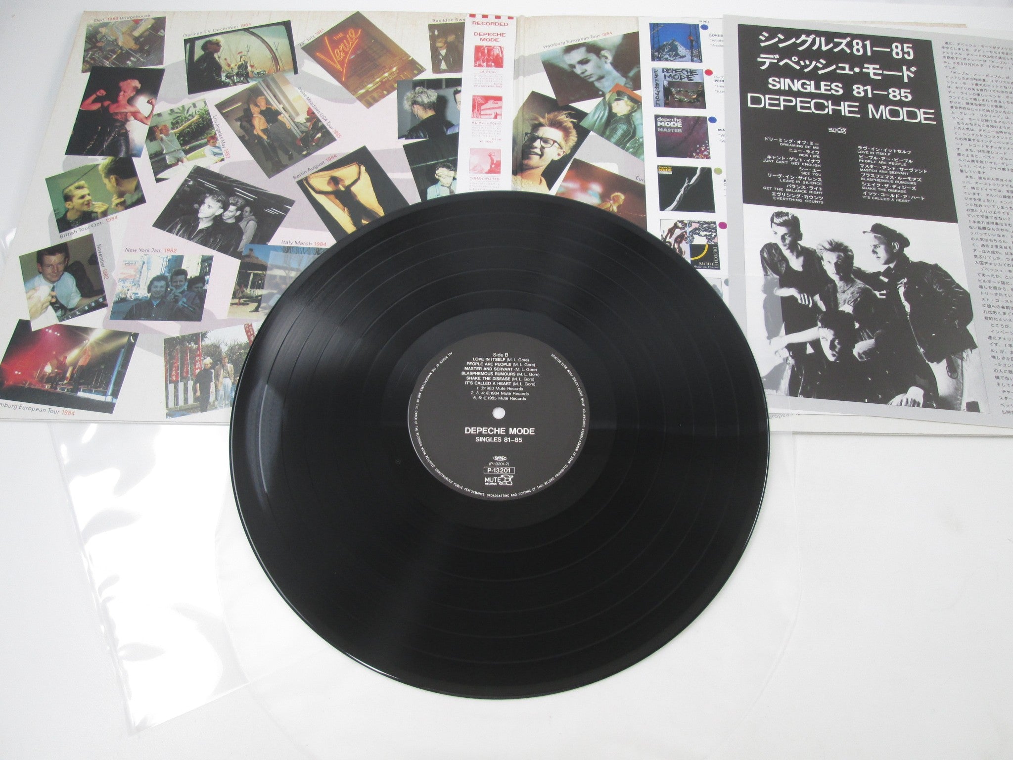 DEPECHE MODE SINGLES 81-85 MUTE P-13201 with OBI Japan LP Vinyl