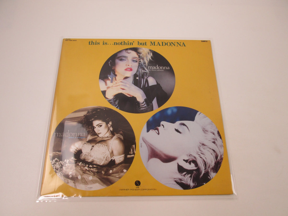 MADONNA This Is ... Nothin' But Madonna Promo PS-311 Japan LP Vinyl