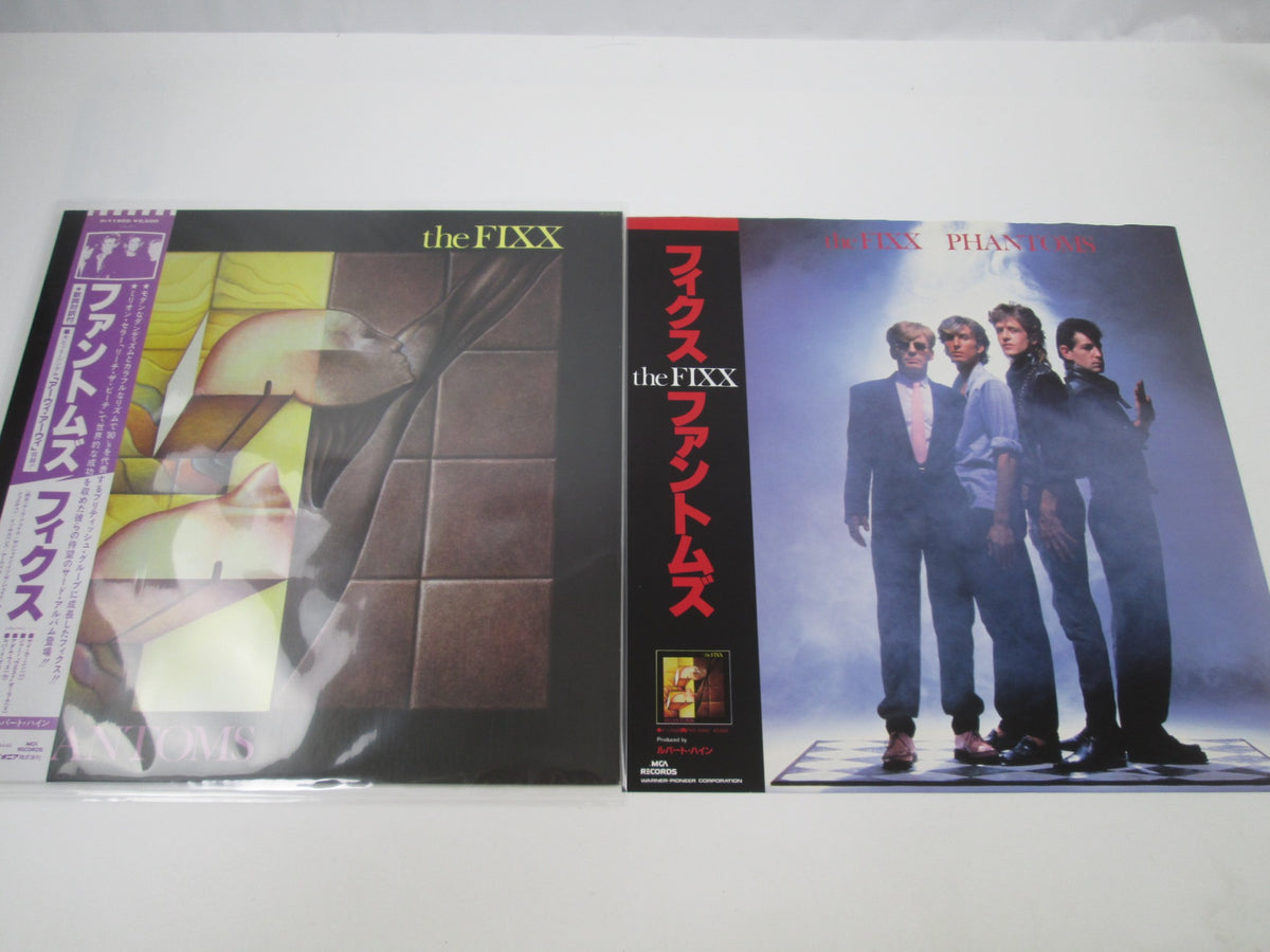 The Fixx Phantoms MCA Records P-11509 with OBI Japan LP Vinyl