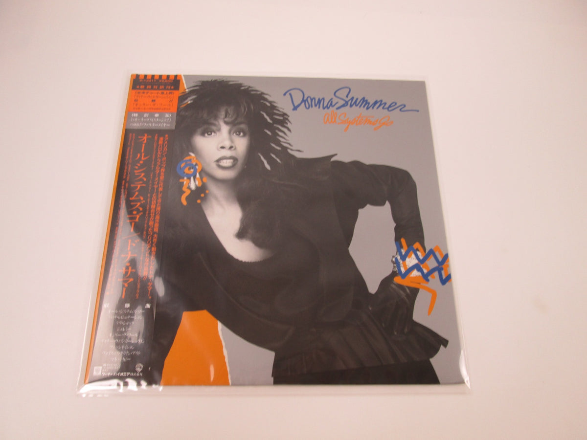 Donna Summer ‎All Systems Go Promo P-13411 with OBI Japan LP Vinyl