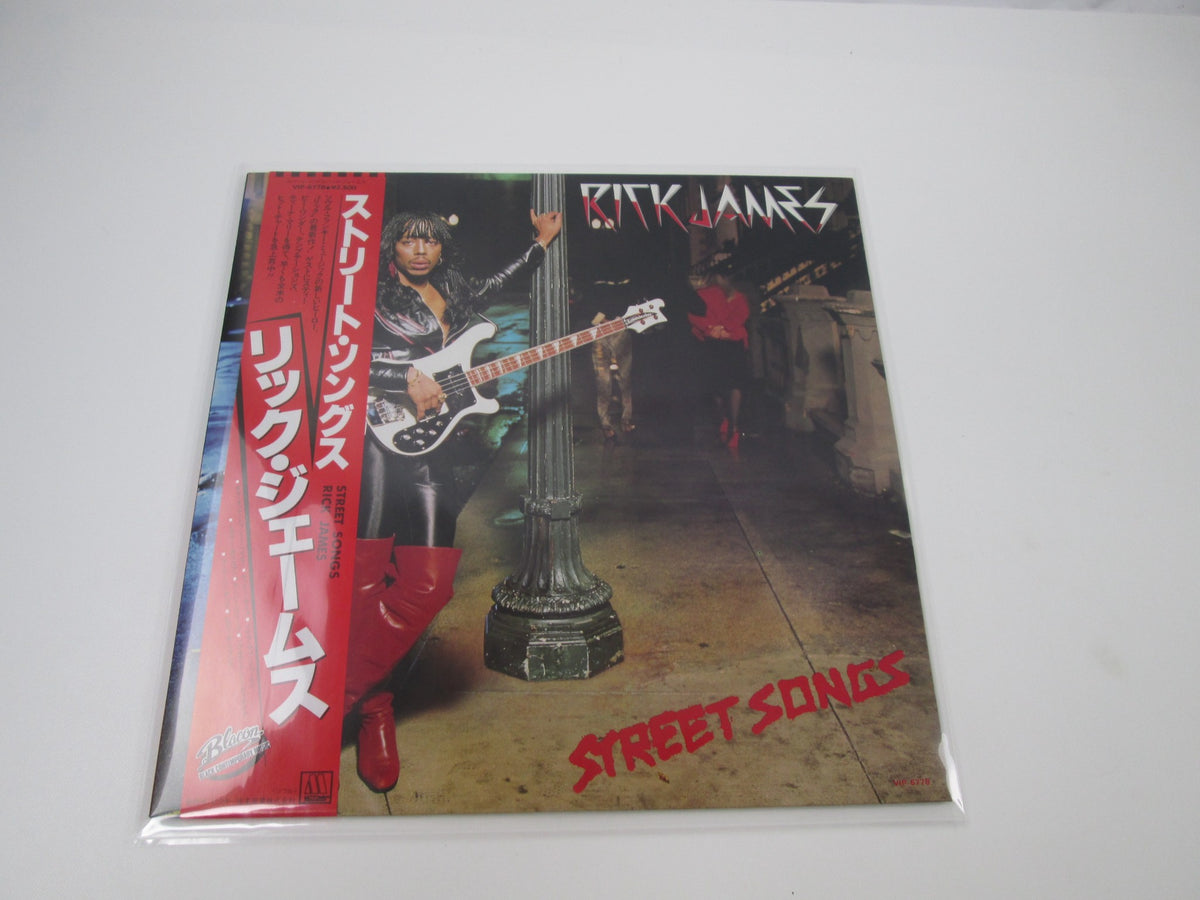 RICK JAMES STREET SONGS MOTOWN VIP-6778 with OBI Japan LP Vinyl