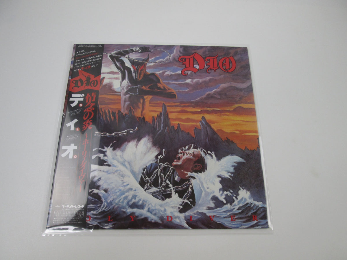 DIO HOLY DIVER MERCURY 25PP-87 with OBI Japan LP Vinyl