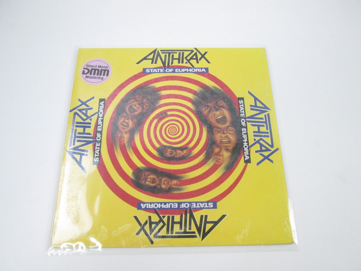 ANTHRAX STATE OF EUPHORIA 91004 Shrink Hype LP Vinyl