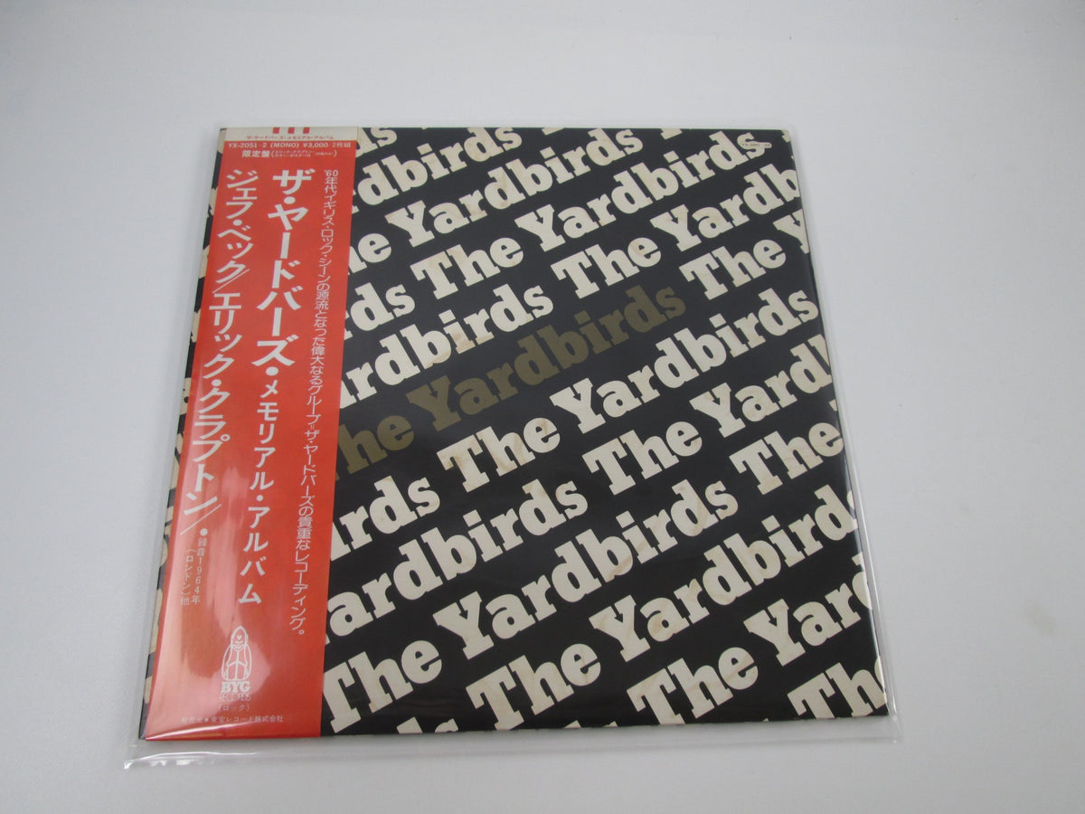 YARDBIRDS MEMORIAL ALBUM BYG YX-2051,2 with OBI Japan LP Vinyl