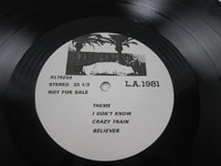 Load image into Gallery viewer, OZZY OSBOURNE Long Beach Arena LIVE 1981 LP Vinyl B
