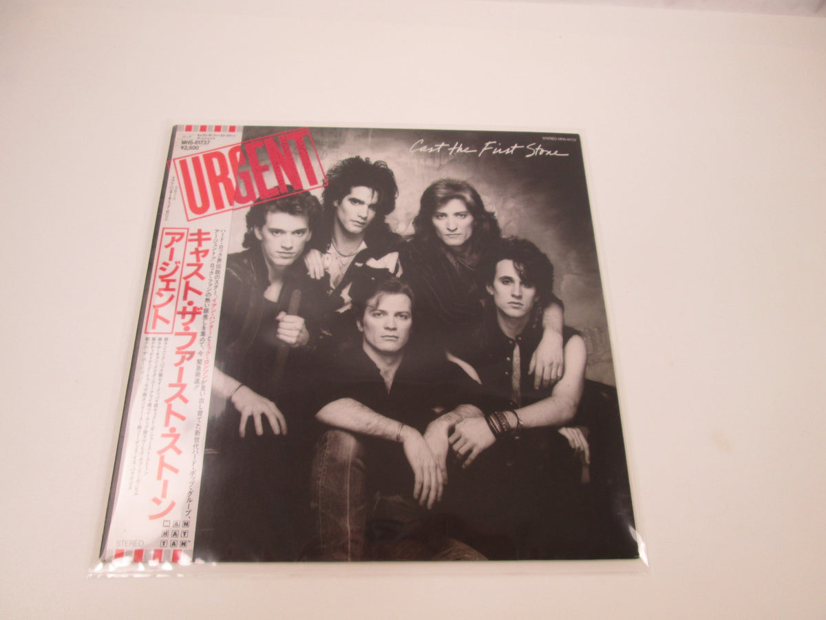 Urgent Cast The First Stone MHS-81737 with OBI Japan LP Vinyl