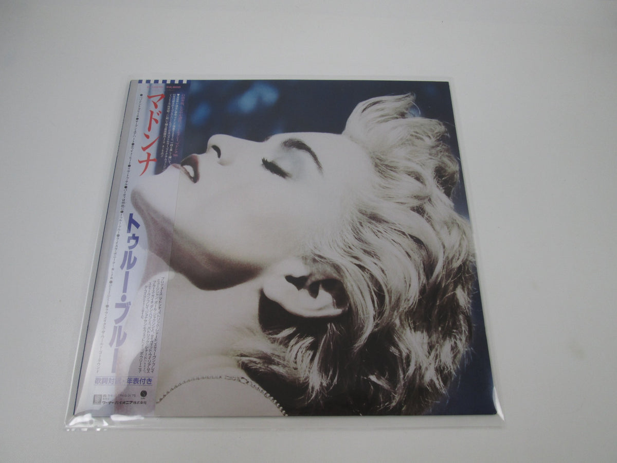 MADONNA TRUE BLUE SIRE P-13310 with OBI Japan LP Vinyl