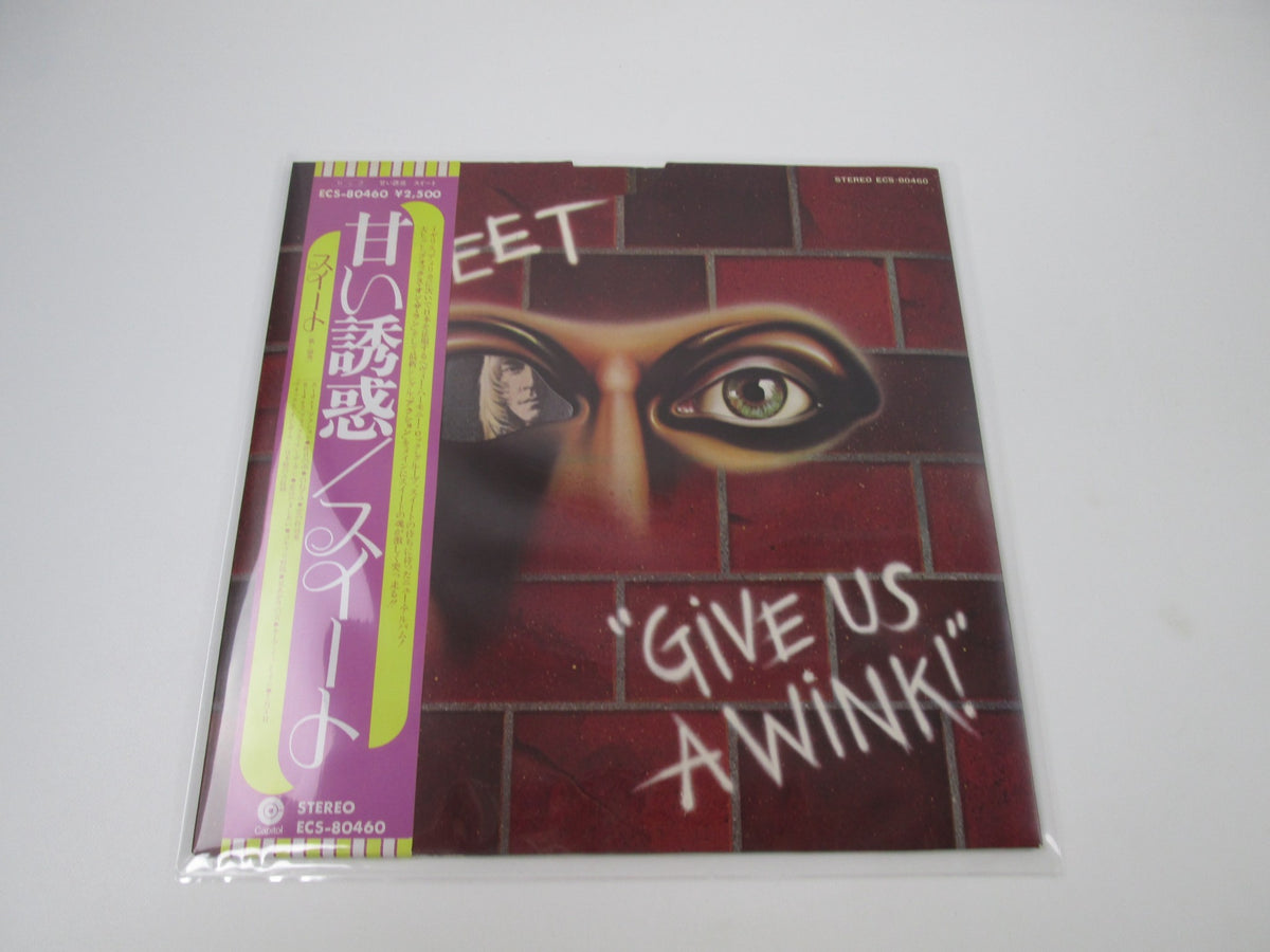 SWEET GIVE US A WINK CAPITOL ECS-80460 with OBI Japan LP Vinyl