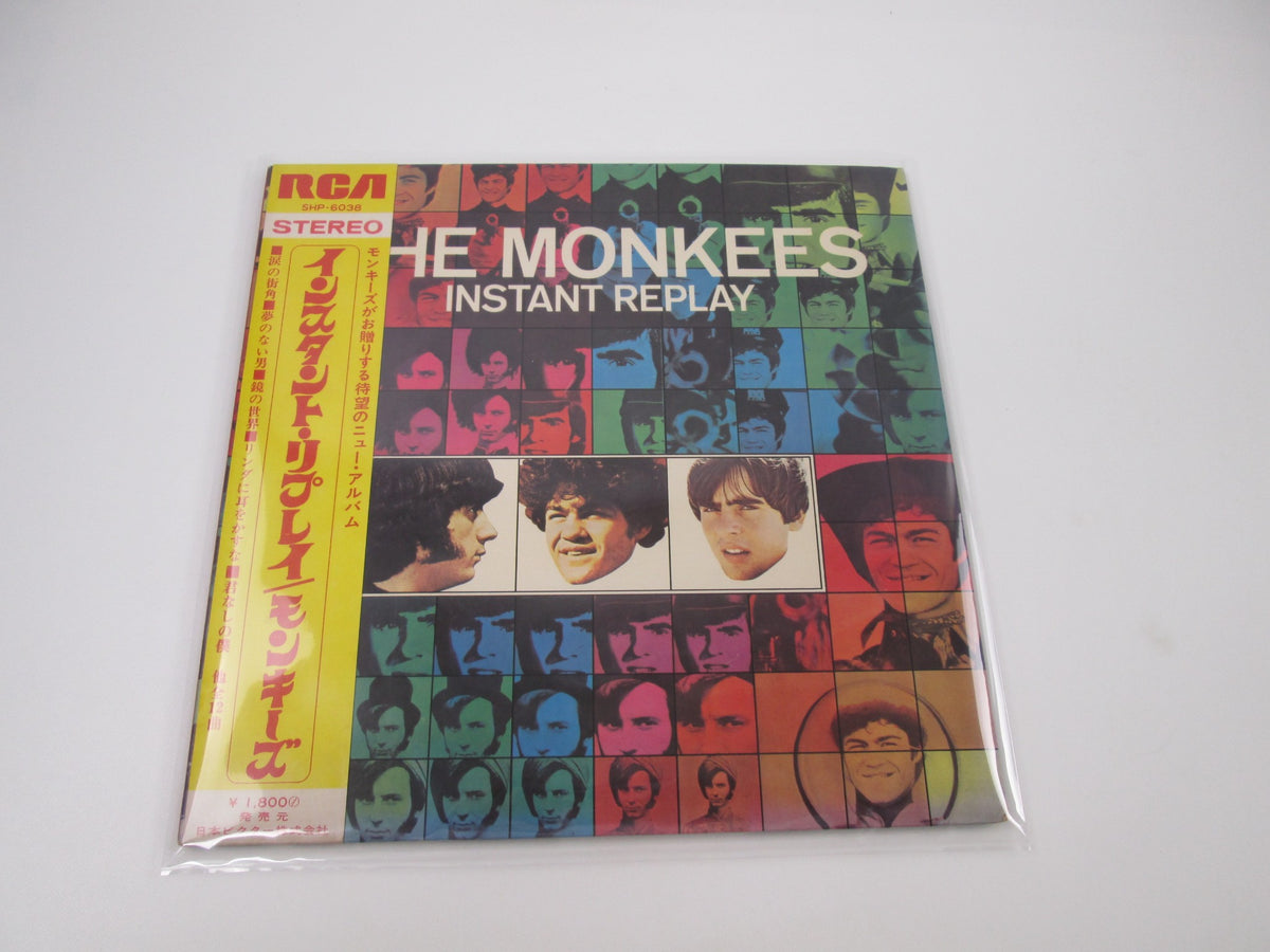 The Monkees Instant Replay SHP-6038 with OBI Japan LP Vinyl