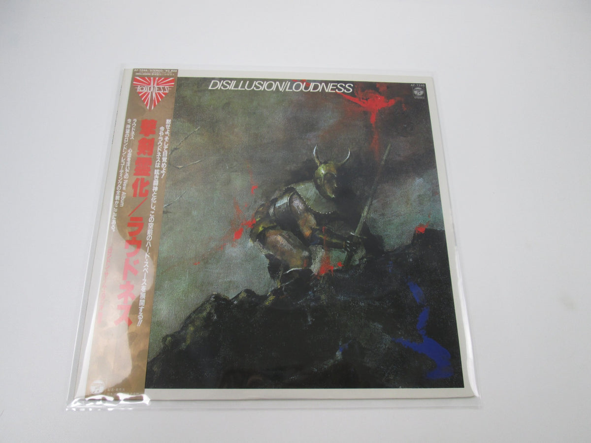 LOUDNESS DISILLUSION COLUMBIA AF-7246 with OBI Sticker Japan LP Vinyl