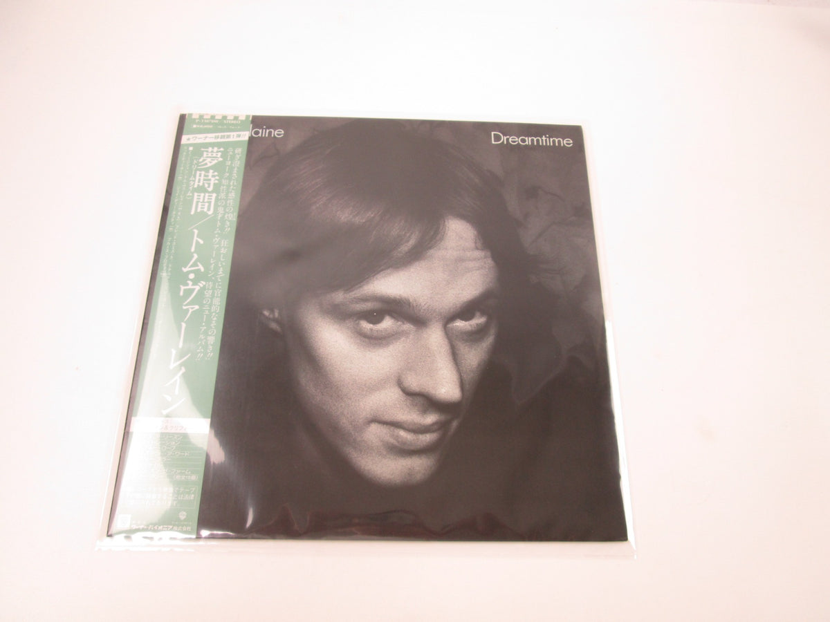 Tom Verlaine ‎Dreamtime P-11070W with OBI Japan LP Vinyl