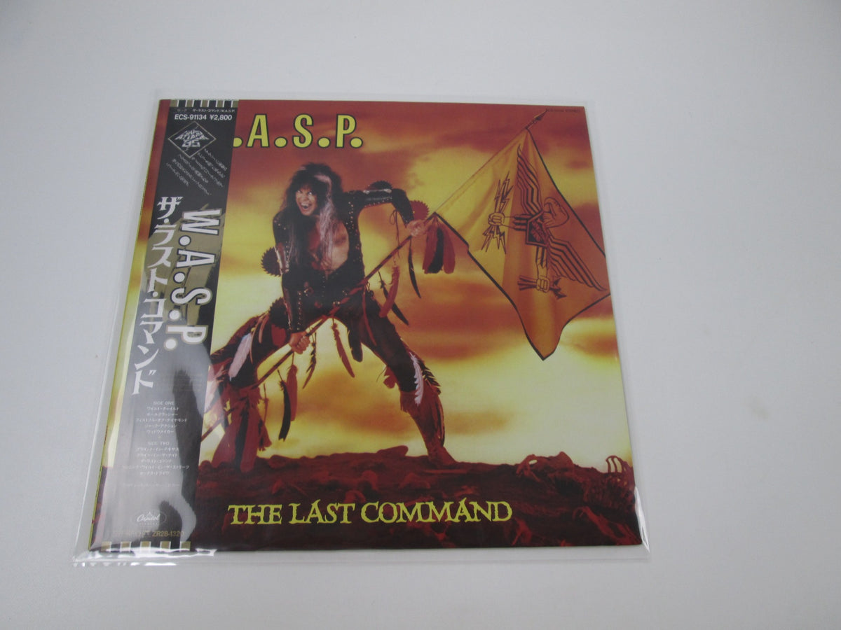 W.A.S.P LAST COMMAND CAPITOL ECS-91134 with OBI Japan LP Vinyl