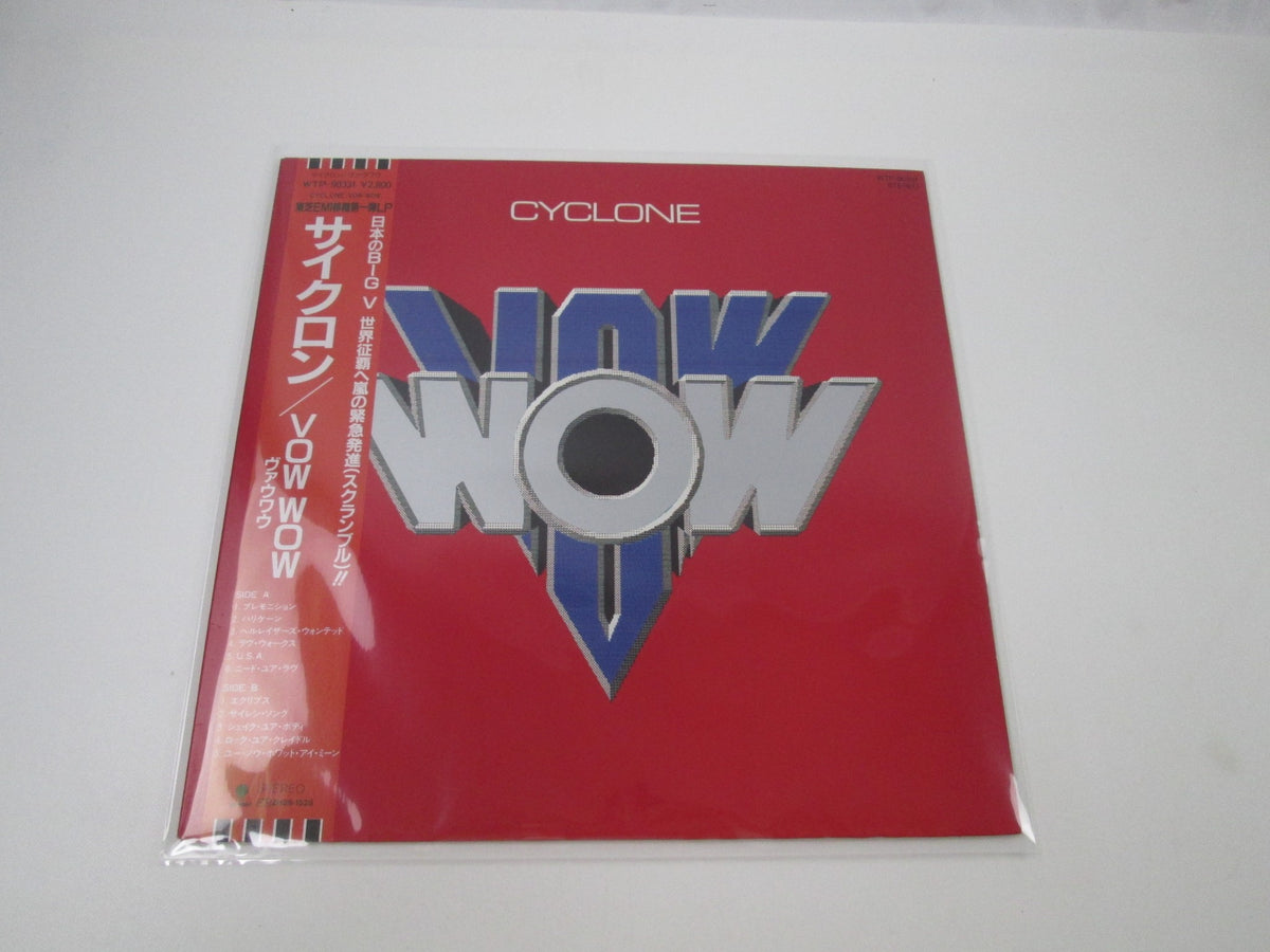 VOW WOW CYCLONE EASTWORLD WTP-90331 with OBI Japan LP Vinyl