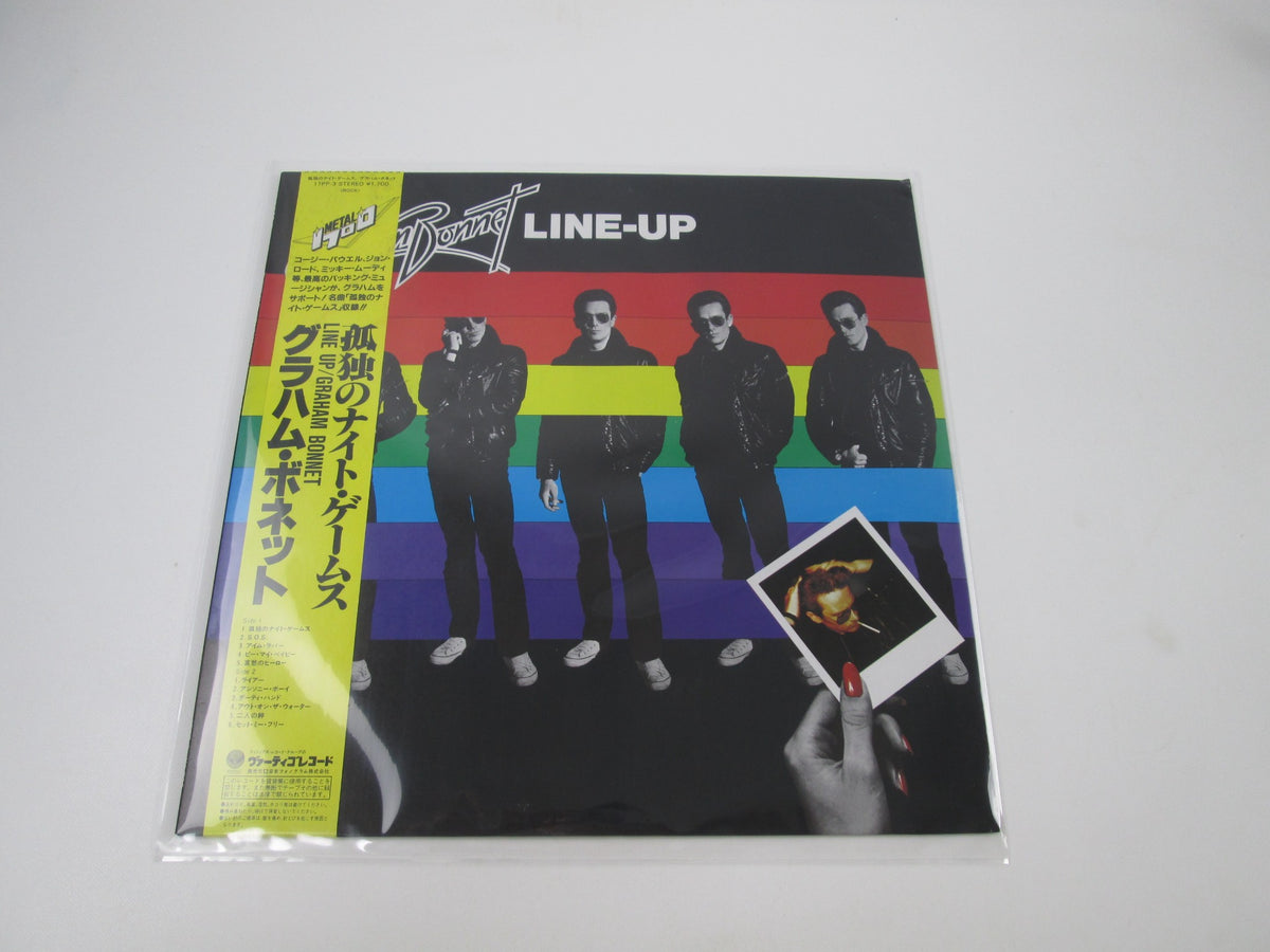 Graham Bonnet Line Up Vertigo 17PP-3  with OBI Japan LP Vinyl