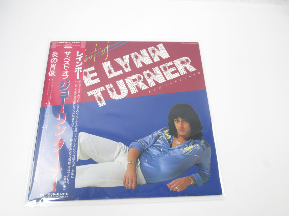 JOE LYNN TURNER & FANDANGO BEST OF Promo 28MM 0062 with OBI Japan LP Vinyl