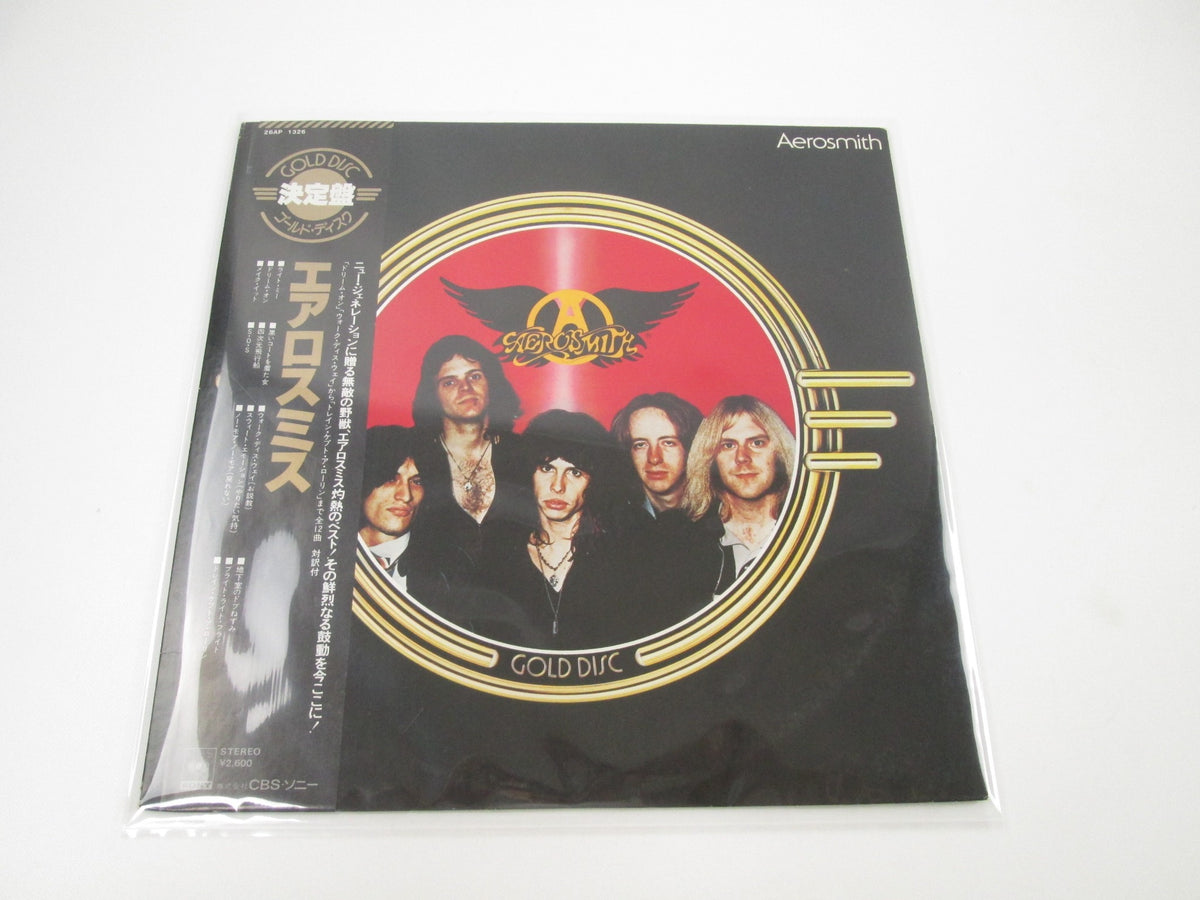 Aerosmith CBS/Sony 26AP 1326 with OBI Japan LP Vinyl