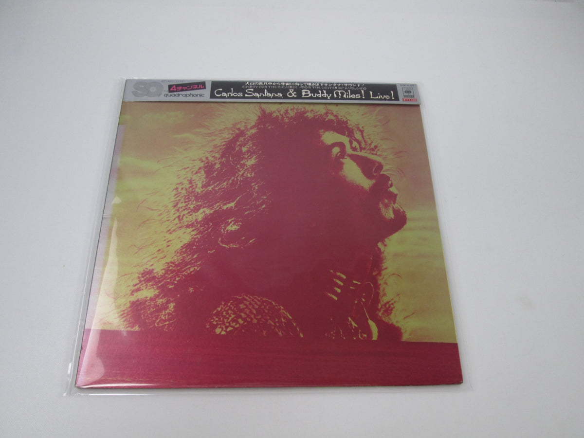 Carlos Santana & Buddy MIles Live ! SOPN-49 with OBI Japan LP Vinyl