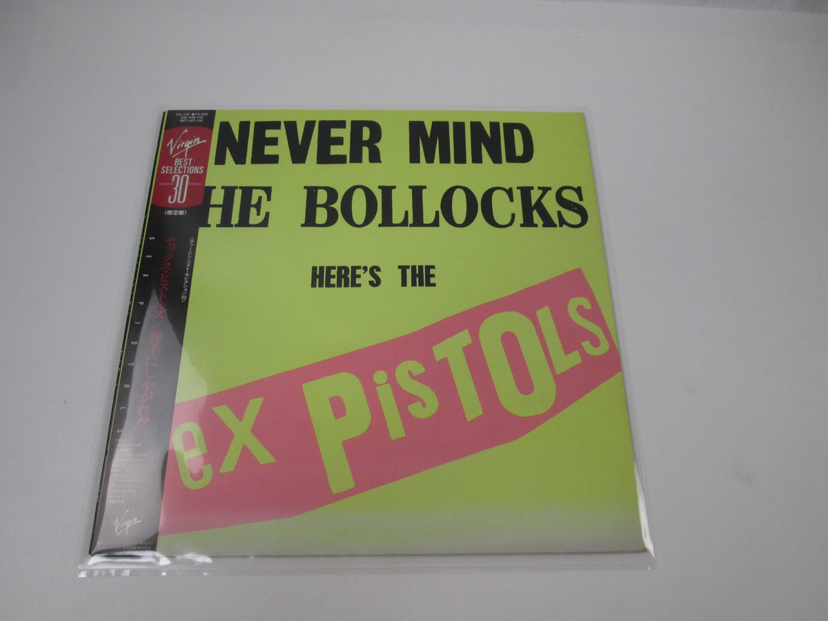 Sex Pistols Never Mind The Bollocks Here's VJL-110 with OBI Japan LP Vinyl