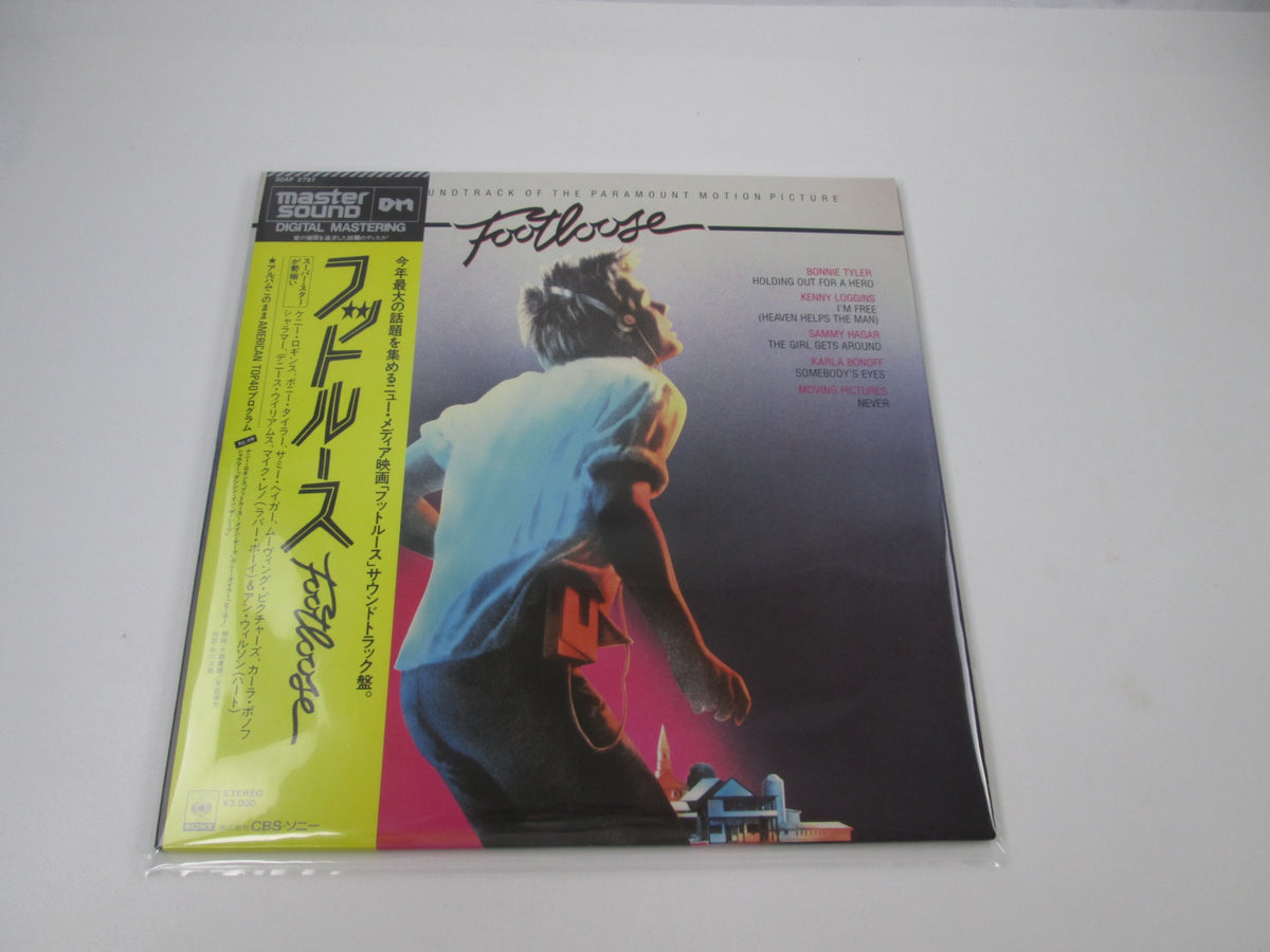 Footloose OST CBS/Sony 30AP 2797 Master Sound with OBI Japan LP Vinyl