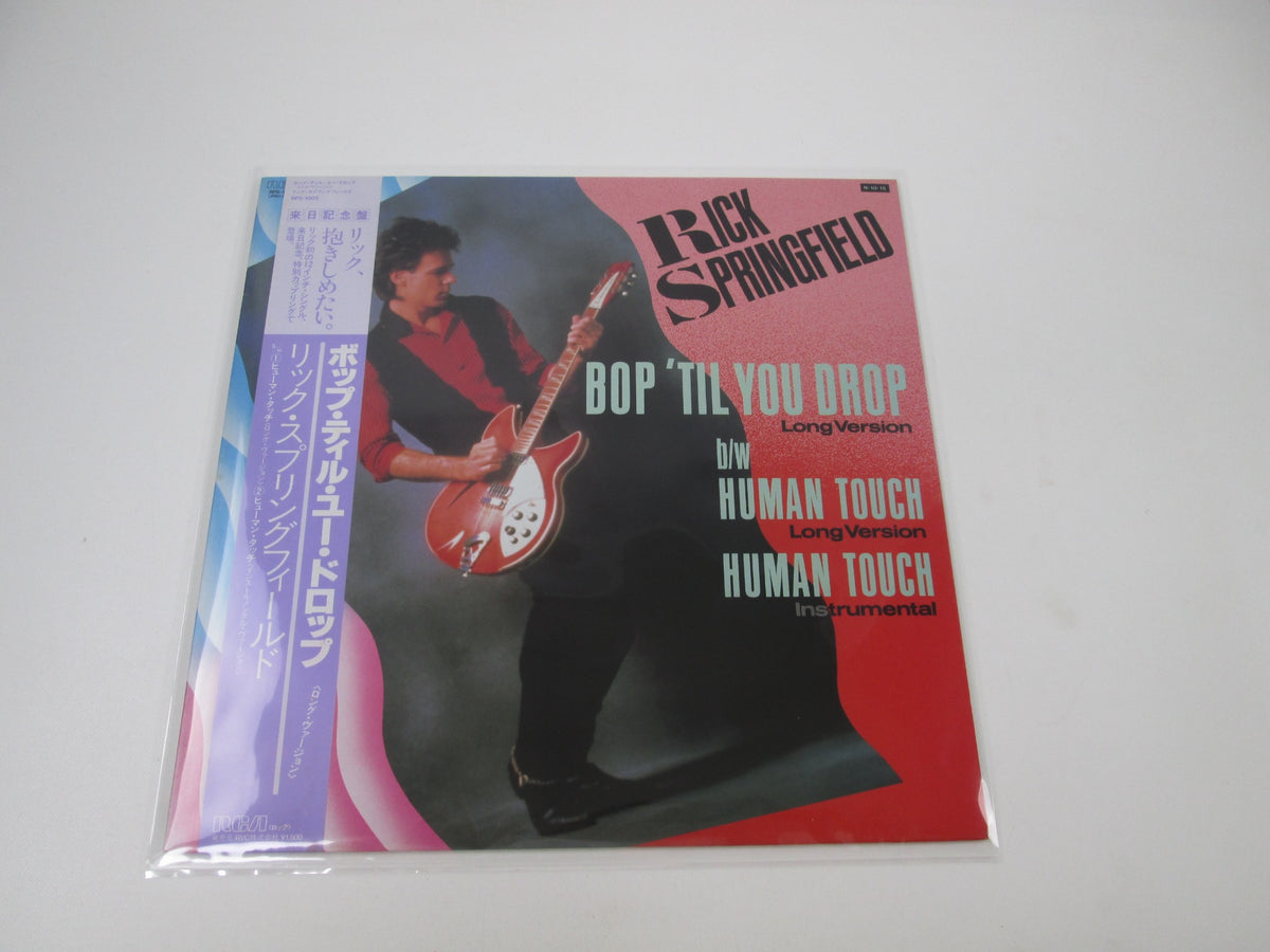 RICK SPRINGFIELD BOP 'TIL YOU DROP RCA RPS-1005 with OBI Japan LP Vinyl