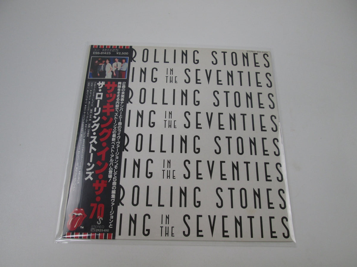 ROLLING STONES SUCKING IN SEVENTIES ESS-81425 with OBI Japan LP Vinyl