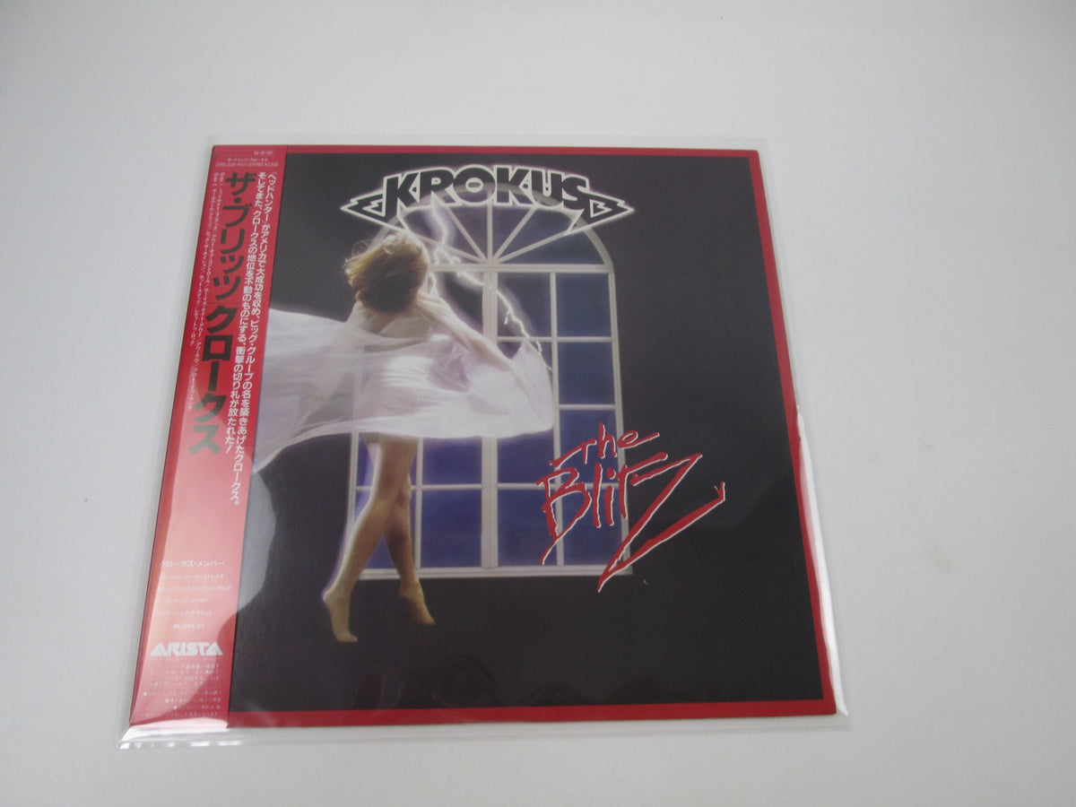 Krokus The Blitz Arista 25RS-228 with OBI Japan LP Vinyl