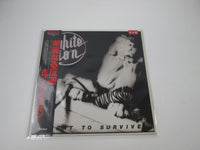 Load image into Gallery viewer, White Lion Fight To Survive Victor VIL-28007 Promo with OBI Japan LP Vinyl

