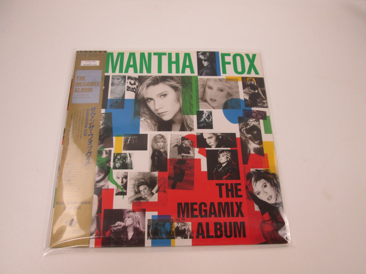 Samantha Fox The Megamix Album Promo ALI-25004 with OBI Japan LP Vinyl