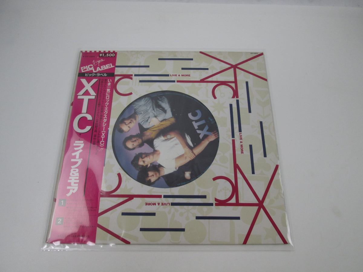 XTC Live & More Virgin VIP-5904 with OBI Japan LP Vinyl