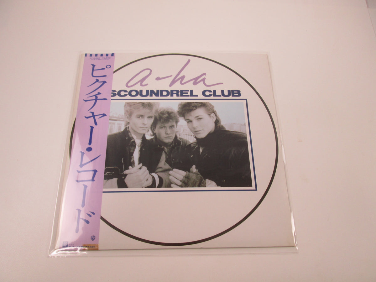 A-HA SCOUNDREL CLUB WARNER P-13505 with OBI Japan LP Vinyl