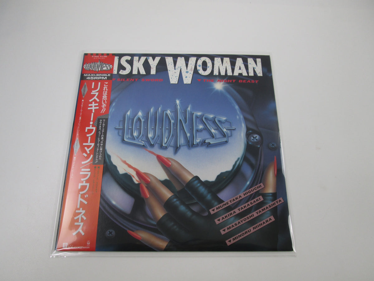 LOUDNESS RISKY WOMAN ATCO P-3602 with OBI Japan LP Vinyl