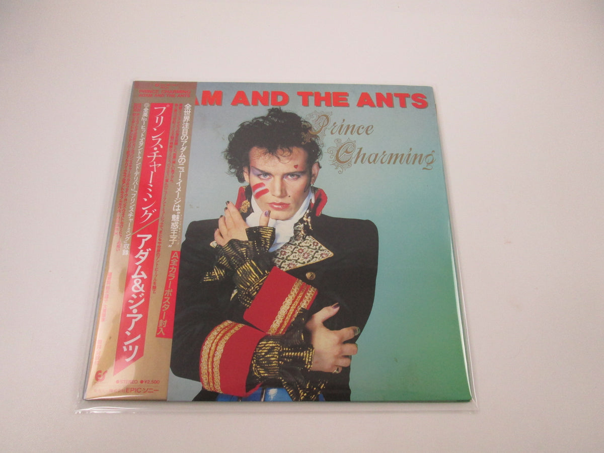 Adam And The Ants Prince Charming Epic 25 3P-327 with OBI Poster Japan LP Vinyl