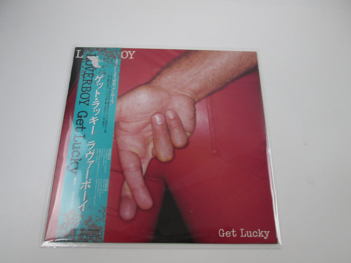 Loverboy Get Lucky rock LP Epic 25-3P-333 with OBI Japan LP Vinyl