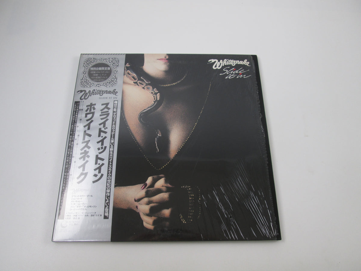 Whitesnake ‎Slide It In Japan 32AP 2681 with OBI Sticker Pendant Japan LP Vinyl