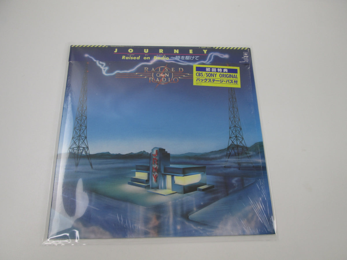Journey Raised On Radio 28AP 3177 with OBI Japan LP Vinyl