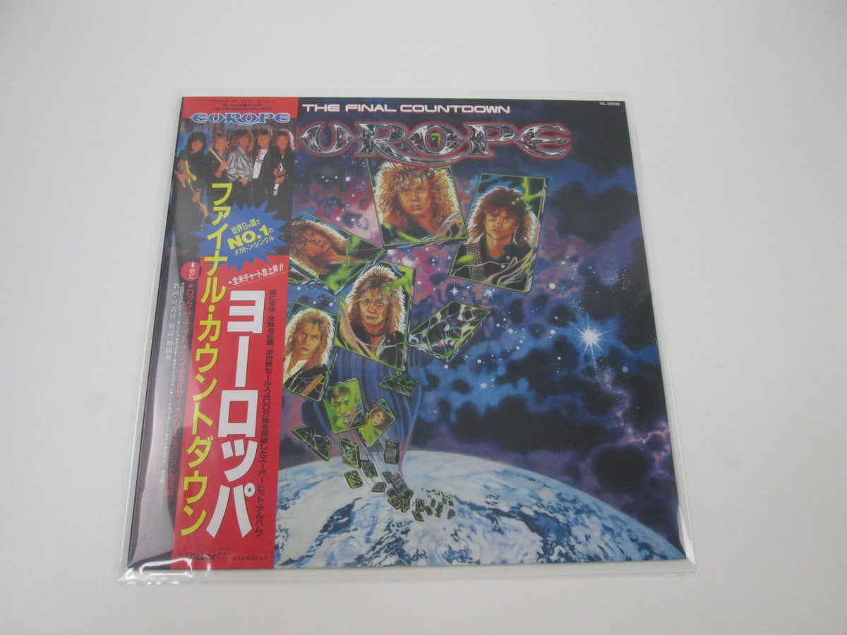 Europe The Final Countdown Victor VIL-28019 with OBI Japan LP Vinyl B